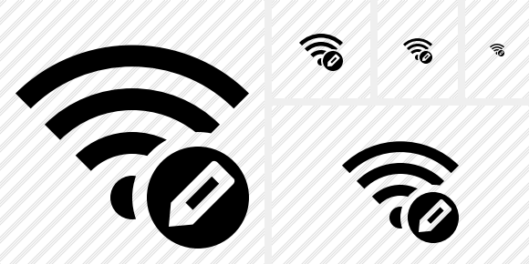 Wi Fi Edit Symbol