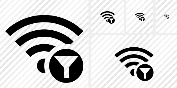 Icono Wi Fi Filter