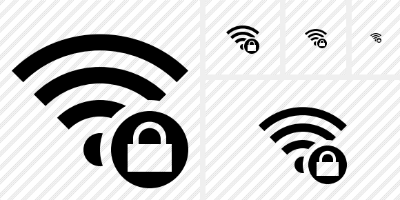 Wi Fi Lock Symbol