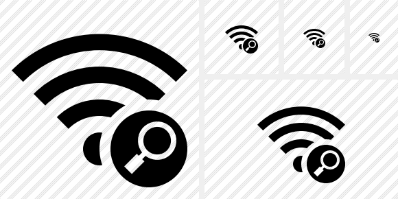 Icono Wi Fi Search