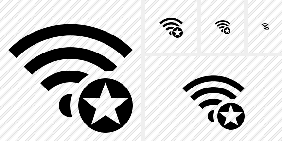 Wi Fi Star Symbol