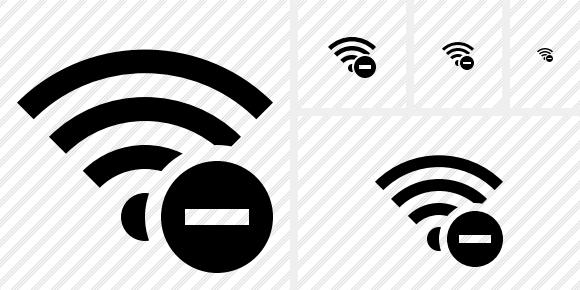 Wi Fi Stop Symbol