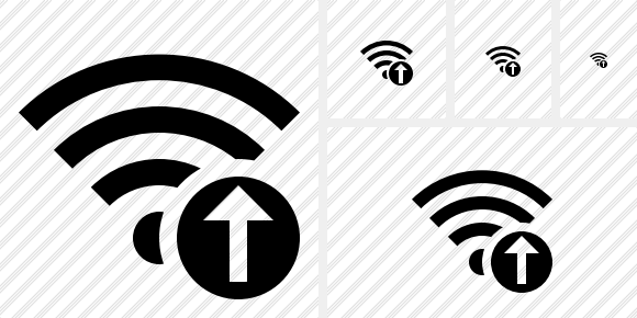 Icona Wi Fi Caricamento