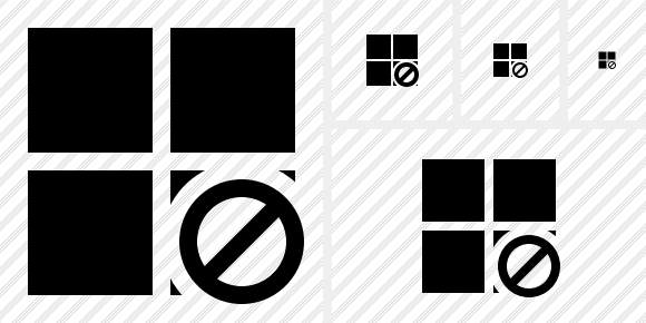 Icono Windows Block