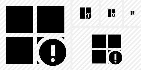Windows Warning Icon Windows Warning Icon