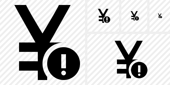 Yen Yuan Warning Icon Yen Yuan Warning Icon