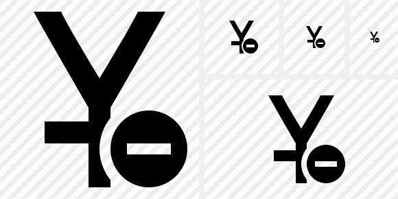 Yuan Stop Symbol Yuan Stop Symbol