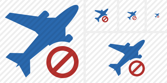 Airplane 2 Block Icon