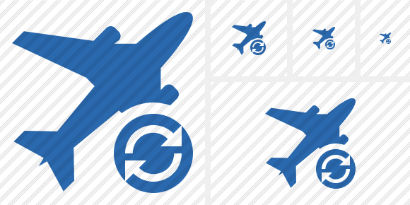 Airplane 2 Refresh Symbol