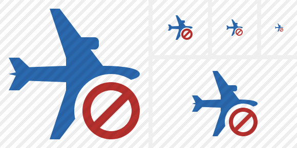 Airplane Horizontal 2 Block Icon Airplane Horizontal 2 Block Icon