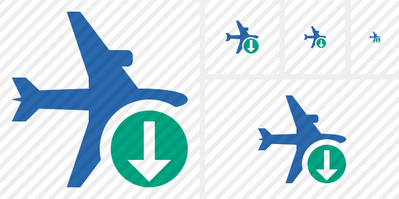 Airplane Horizontal 2 Download Symbol