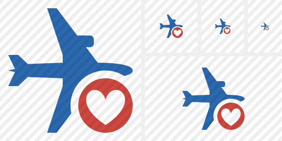 Airplane Horizontal 2 Favorites Icon