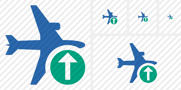 Airplane Horizontal 2 Upload Icon Airplane Horizontal 2 Upload Icon