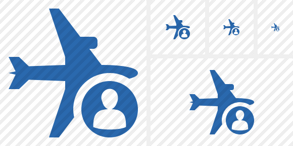 Airplane Horizontal 2 User Symbol