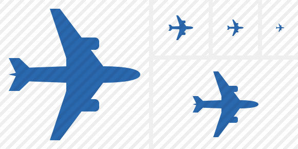 Airplane Horizontal 2 Symbol