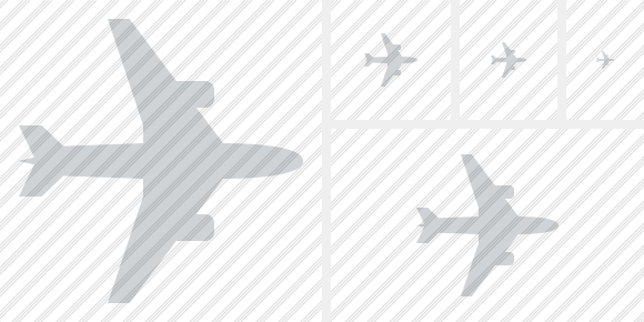 Airplane Horizontal Symbol