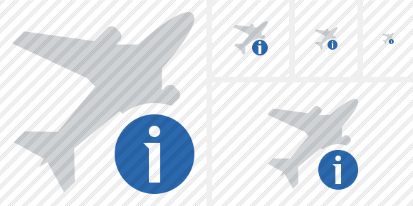Airplane Information Symbol