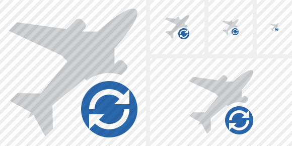 Airplane Refresh Symbol