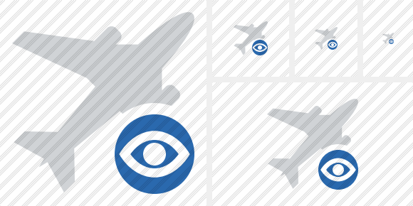 Airplane View Symbol