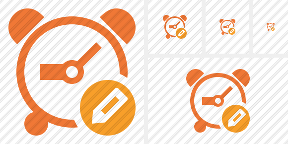 Alarm Clock Edit Icon Alarm Clock Edit Icon