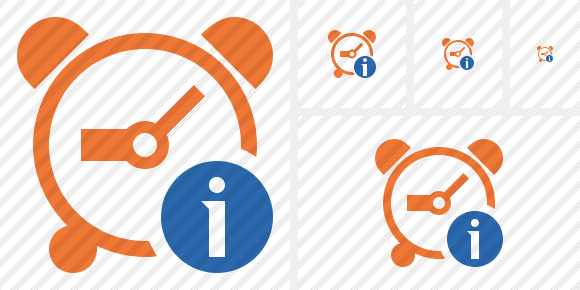 Alarm Clock Information Icon Alarm Clock Information Icon