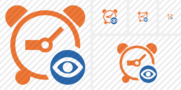 Alarm Clock View Icon Alarm Clock View Icon