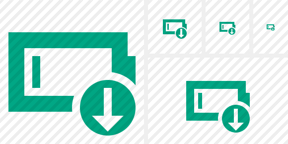 Battery Empty Download Symbol Battery Empty Download Symbol