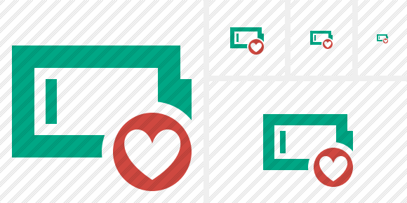 Battery Empty Favorites Symbol Battery Empty Favorites Symbol