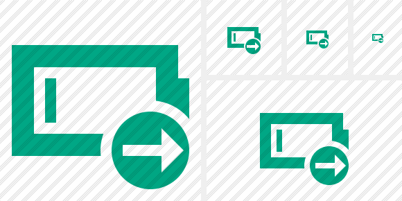 Battery Empty Next Symbol Battery Empty Next Symbol