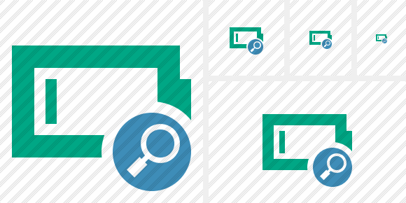 Battery Empty Search Symbol Battery Empty Search Symbol