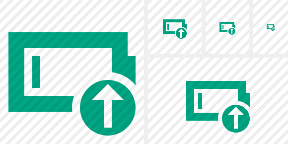 Battery Empty Upload Symbol Battery Empty Upload Symbol