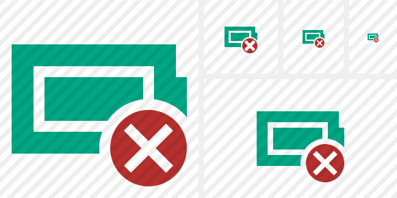 Battery Full Cancel Symbol
