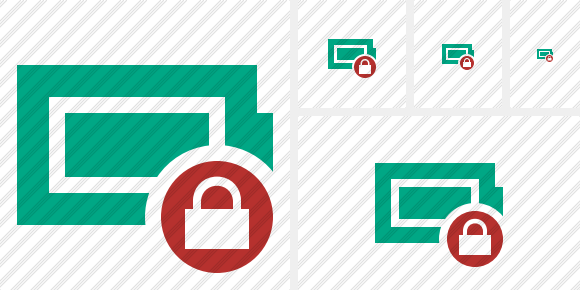 Battery Full Lock Symbol