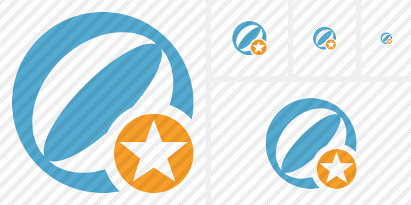 Beach Ball Star Icon