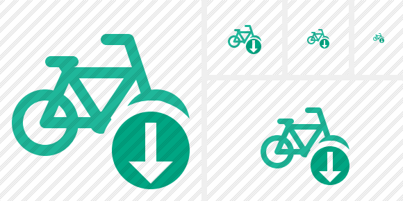 Bicycle Download Icon
