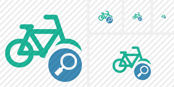 Bicycle Search Icon