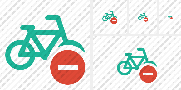 Bicycle Stop Icon