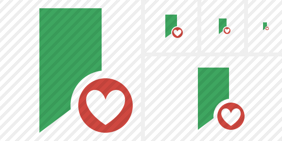 Bookmark Green Favorites Icon Bookmark Green Favorites Icon