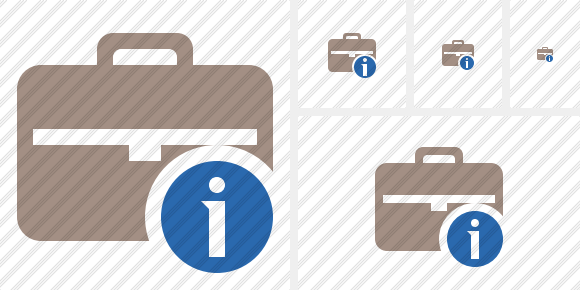 Icona Briefcase Info Icona Briefcase Info