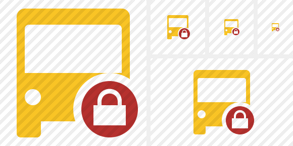 Bus 2 Lock Icon Bus 2 Lock Icon