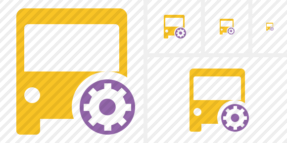 Icône Bus 2 Settings