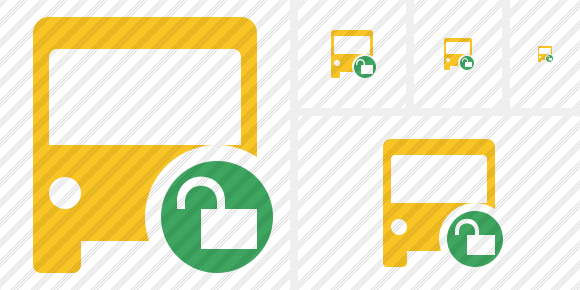 Bus 2 Unlock Icon Bus 2 Unlock Icon
