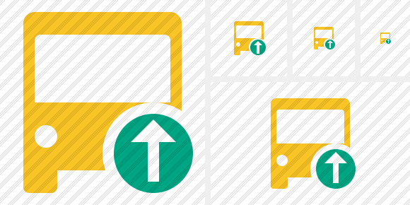 Bus 2 Upload Icon Bus 2 Upload Icon