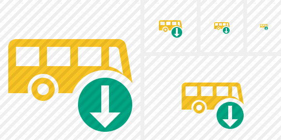 Bus Download Symbol Bus Download Symbol