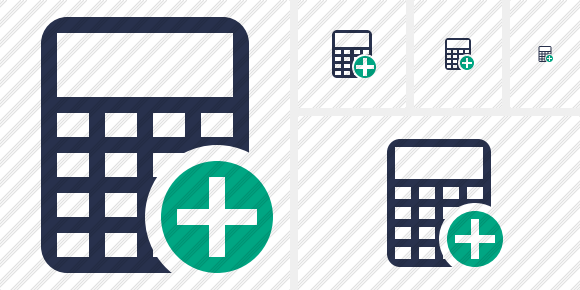 Calculator Add Icon Calculator Add Icon