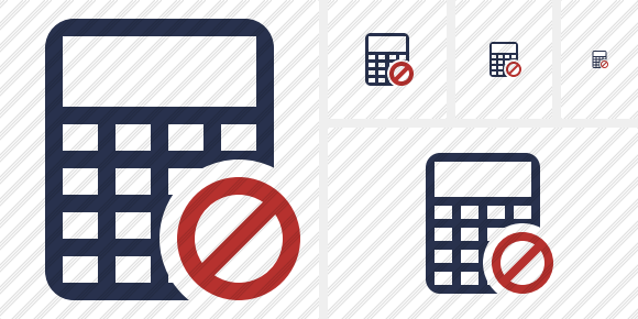 Calculator Block Icon Calculator Block Icon
