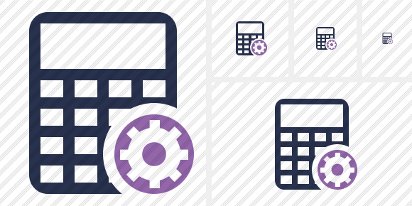 Calculator Settings Icon Calculator Settings Icon