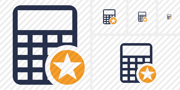 Calculator Star Icon Calculator Star Icon