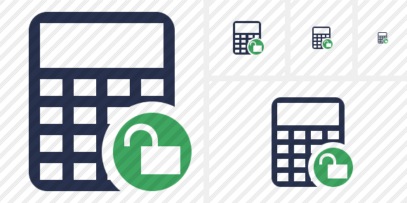 Calculator Unlock Icon Calculator Unlock Icon