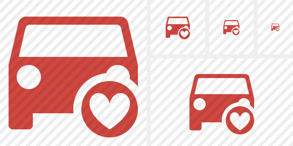 Car 2 Favorites Icon Car 2 Favorites Icon